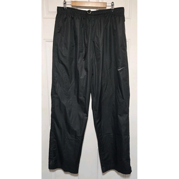 Nike Golf Fit Storm Pants Mens Size XL Black Waterproof Rain Gear - Picture 1 of 4